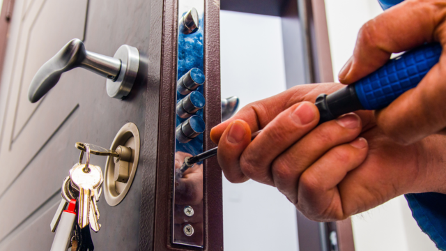 Porte blindée installée dans un appartement à Bruxelles